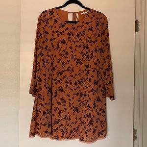 Cute orange light dress